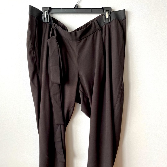 NWOT ASOS MATERNITY PAPER BAG DRESS PANTS WITH BELT - Picture 1 of 6